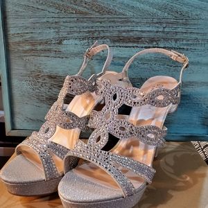 Glitter heels size 10